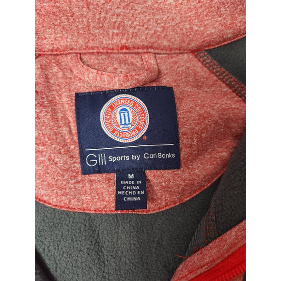 Nebraska Cornhuskers GIII Sports Mens Full‎ Zip Jacket Red Long Sleeves … - Picture 5 of 7